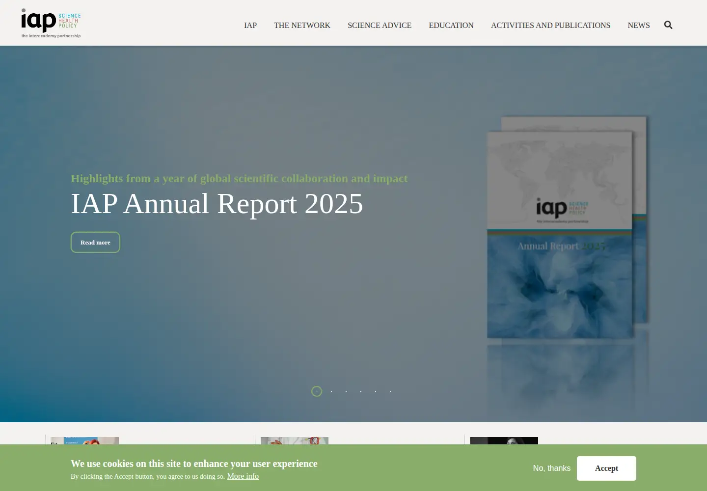 Screenshot of interacademies.org