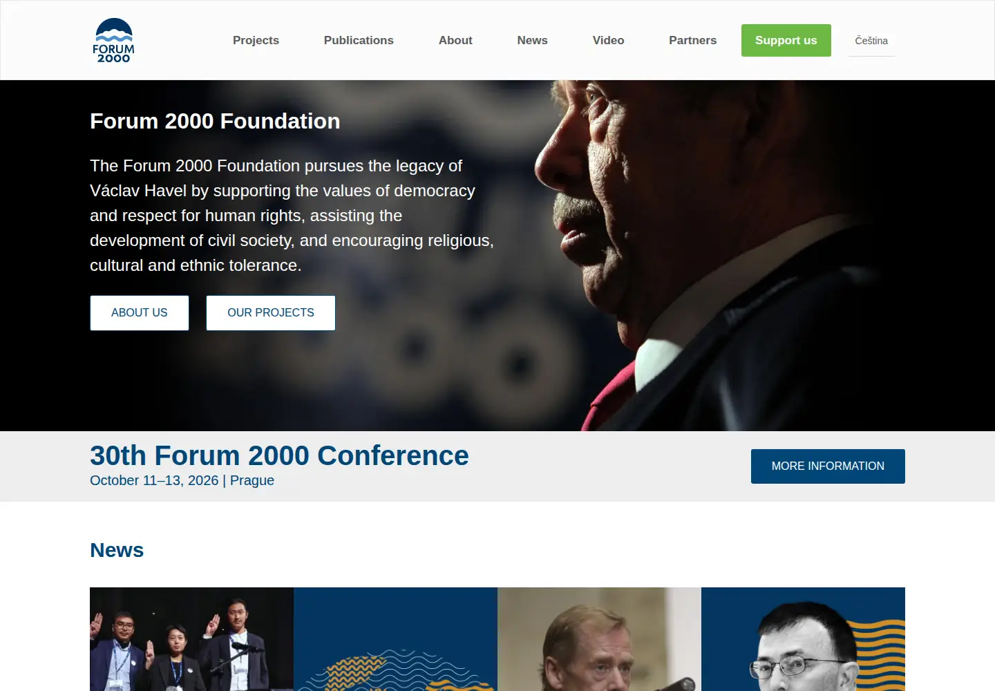 Screenshot of forum2000.cz