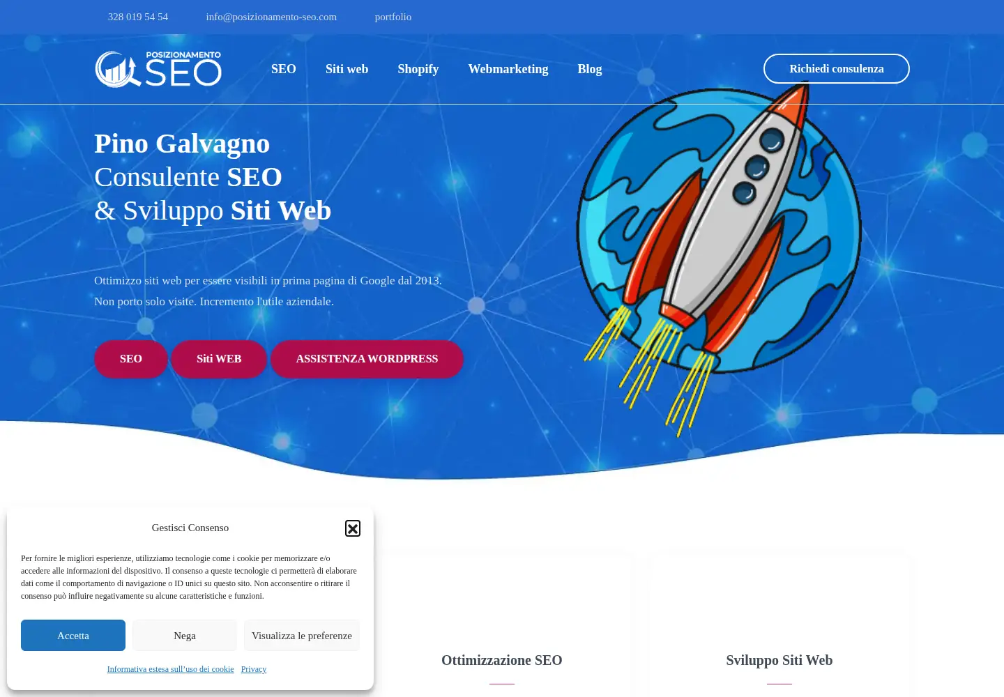 Screenshot of posizionamento-seo.com