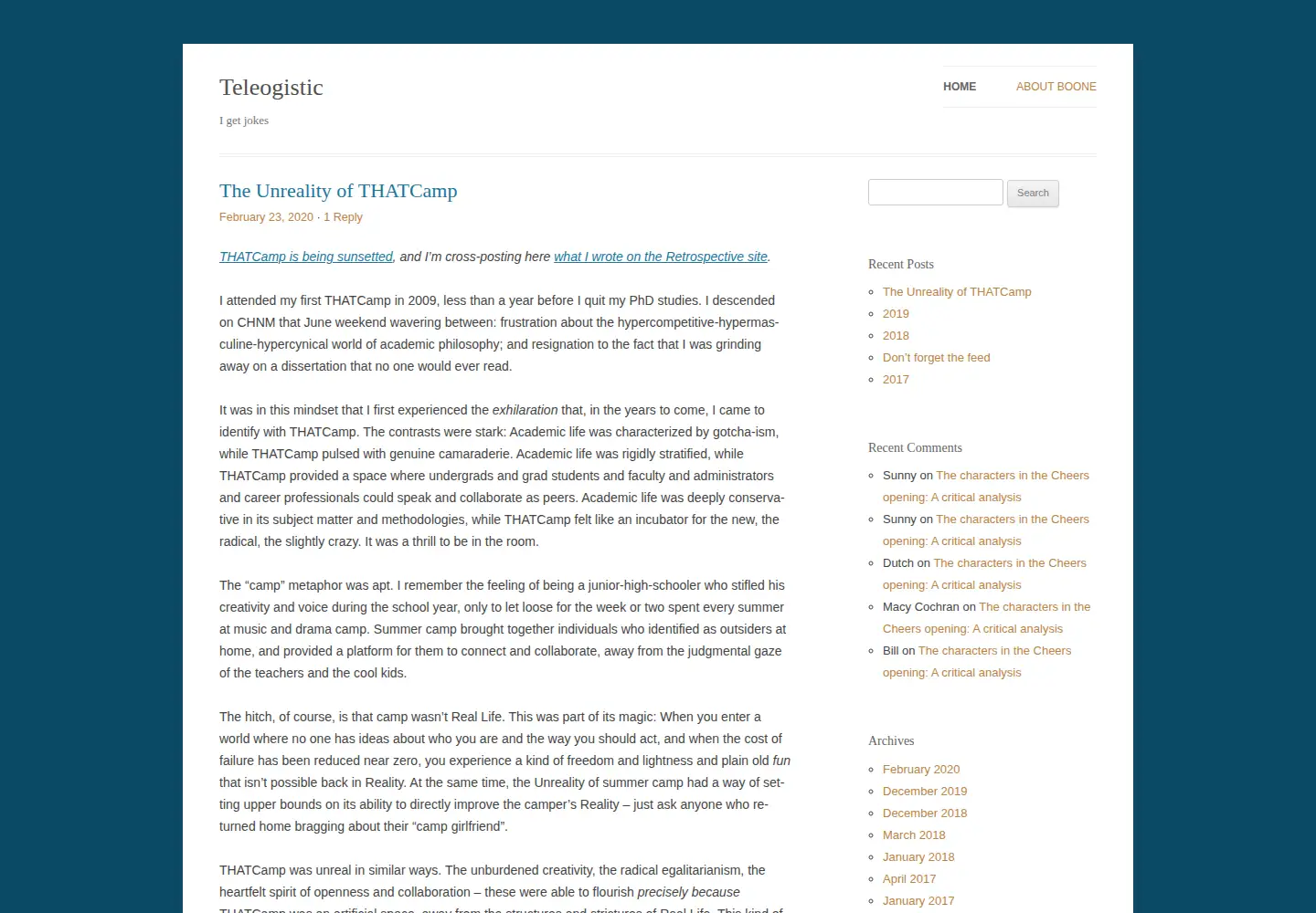 Screenshot of teleogistic.net