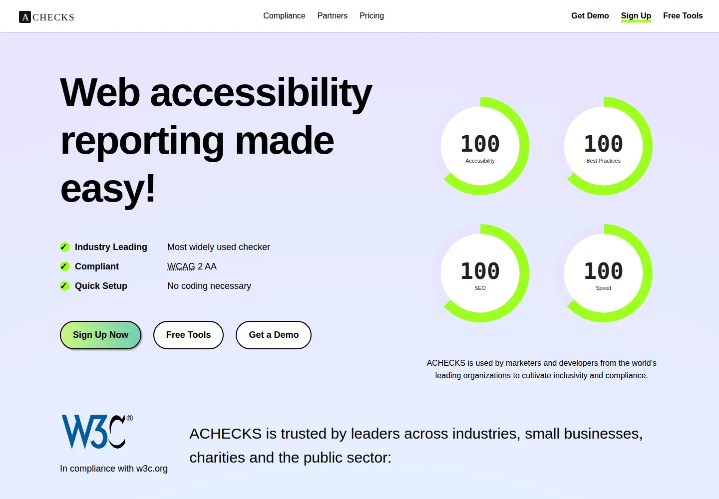 Captured homepage of achecks.org in the current scan