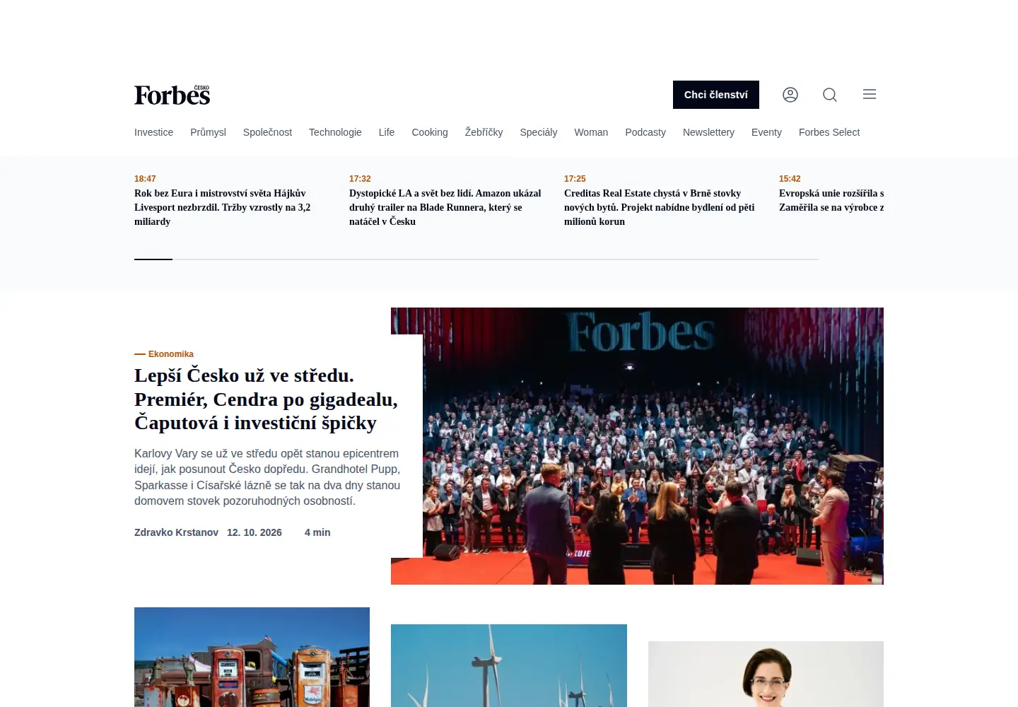 Screenshot of forbes.cz