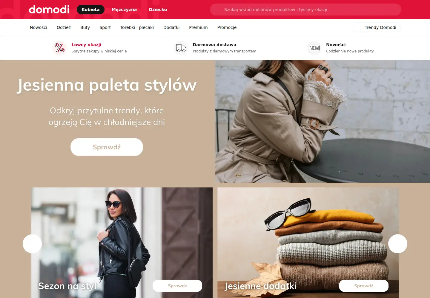 Screenshot of domodi.pl