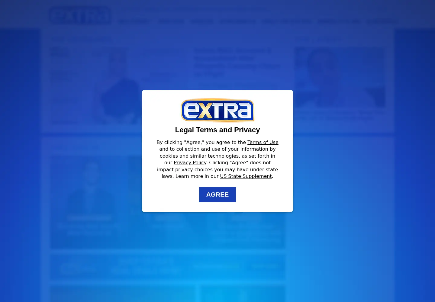 Screenshot of extratv.com