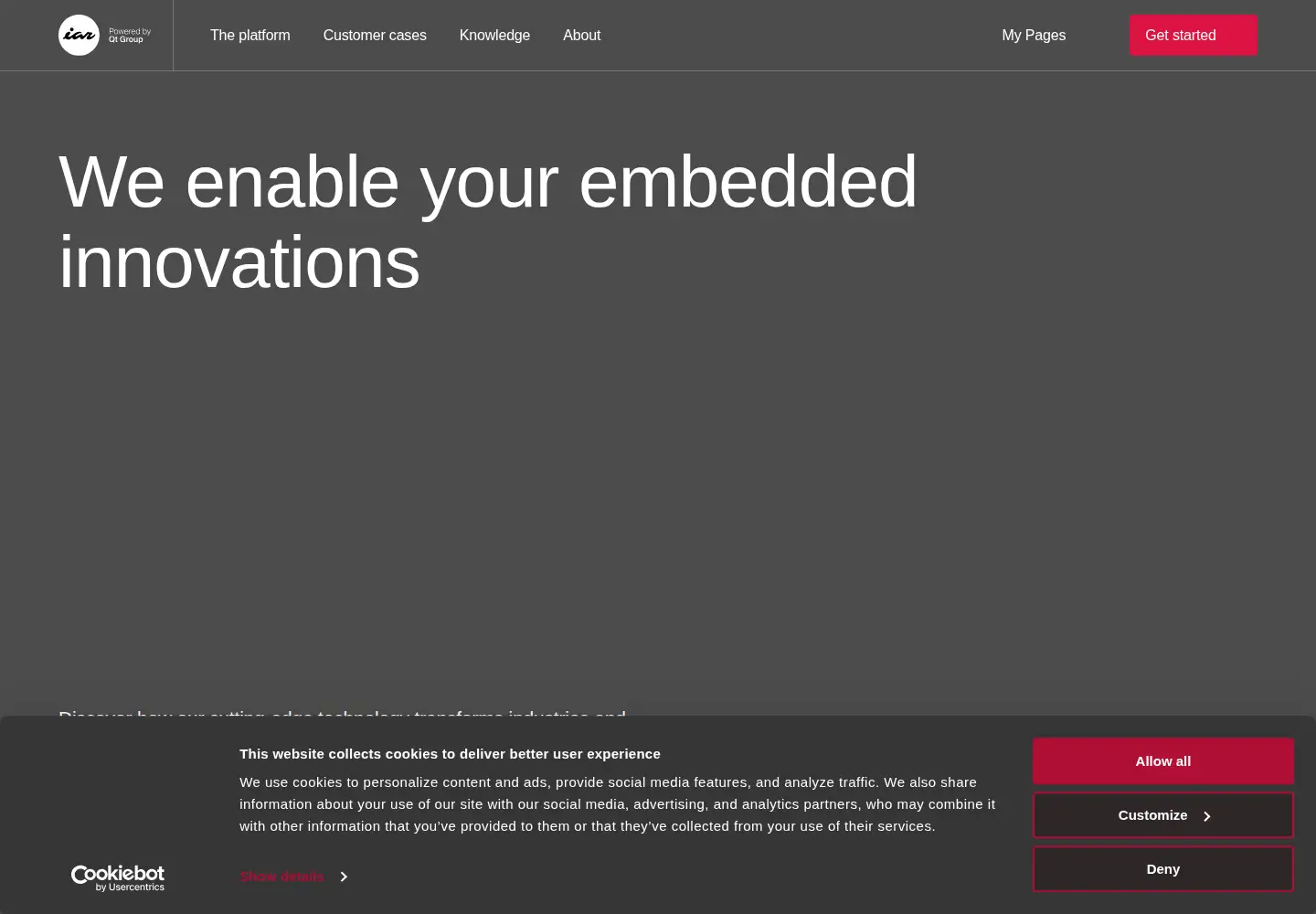 Screenshot of iar.com
