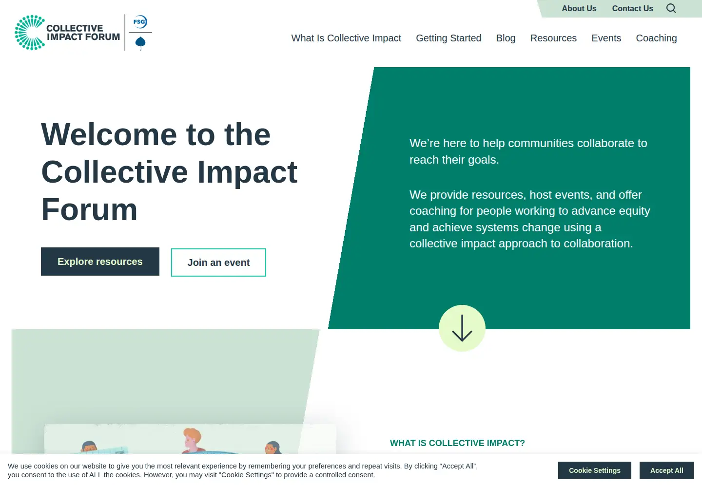 Screenshot of collectiveimpactforum.org
