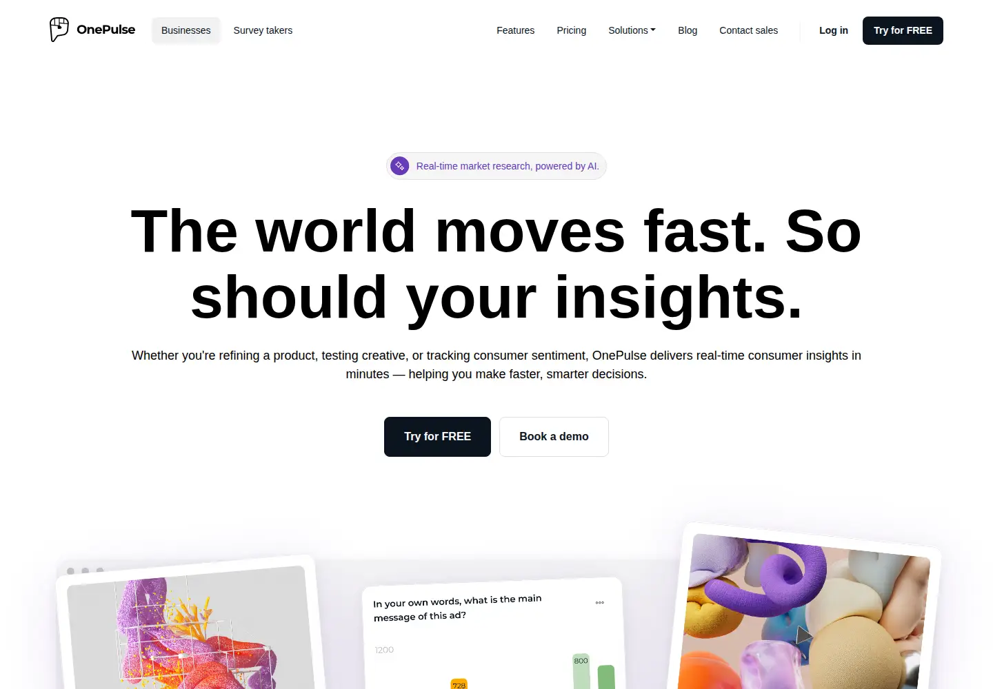Captured homepage of onepulse.com in the current scan