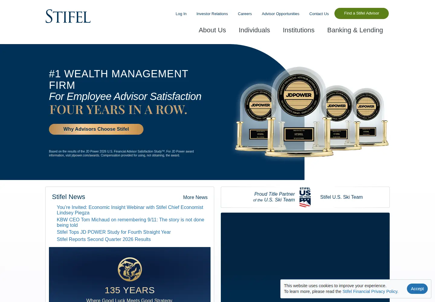 Screenshot of stifel.com