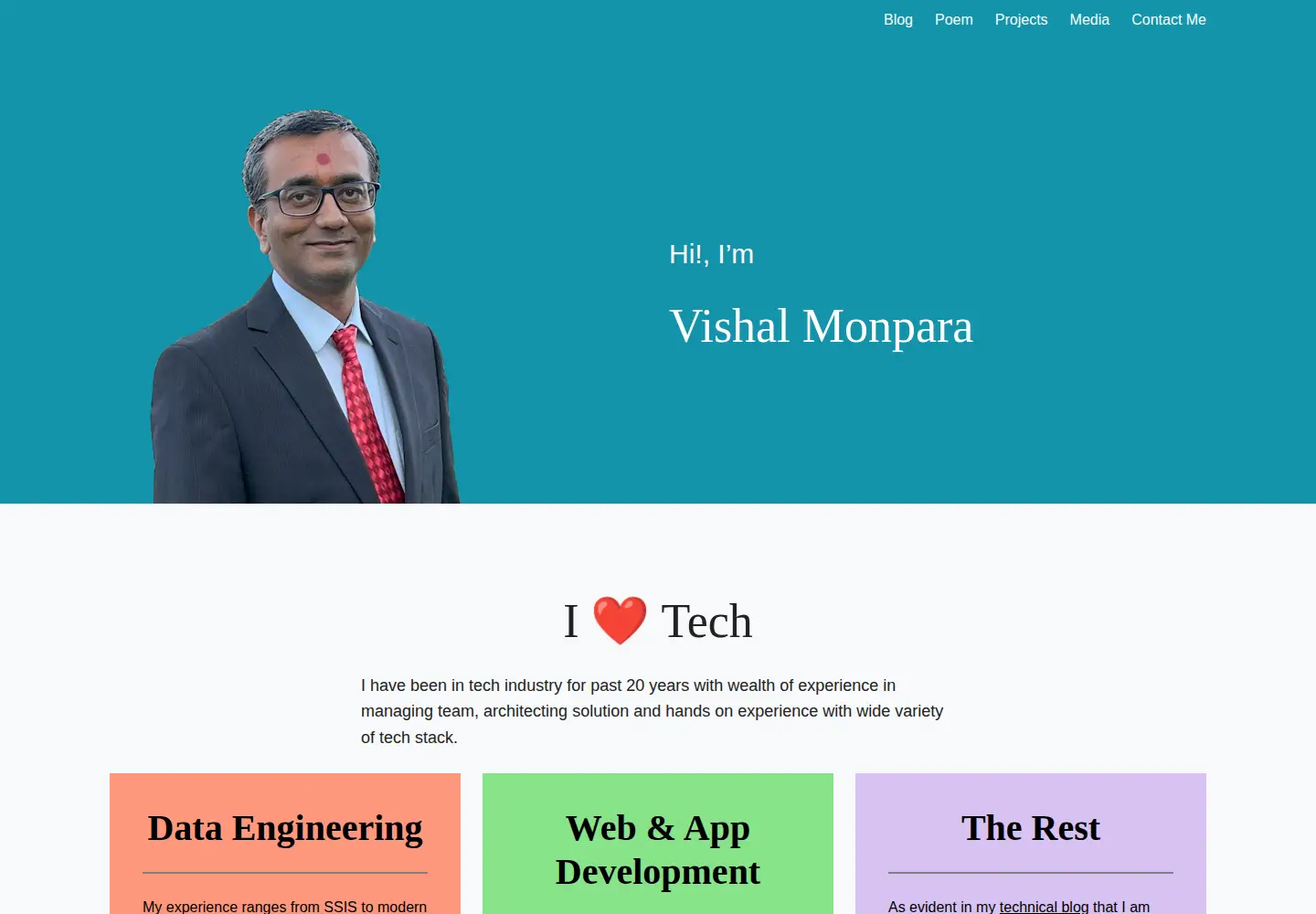 Screenshot of vishalon.net