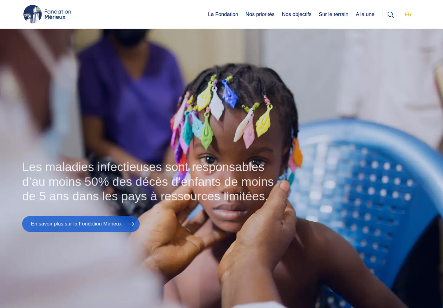 Screenshot of fondation-merieux.org
