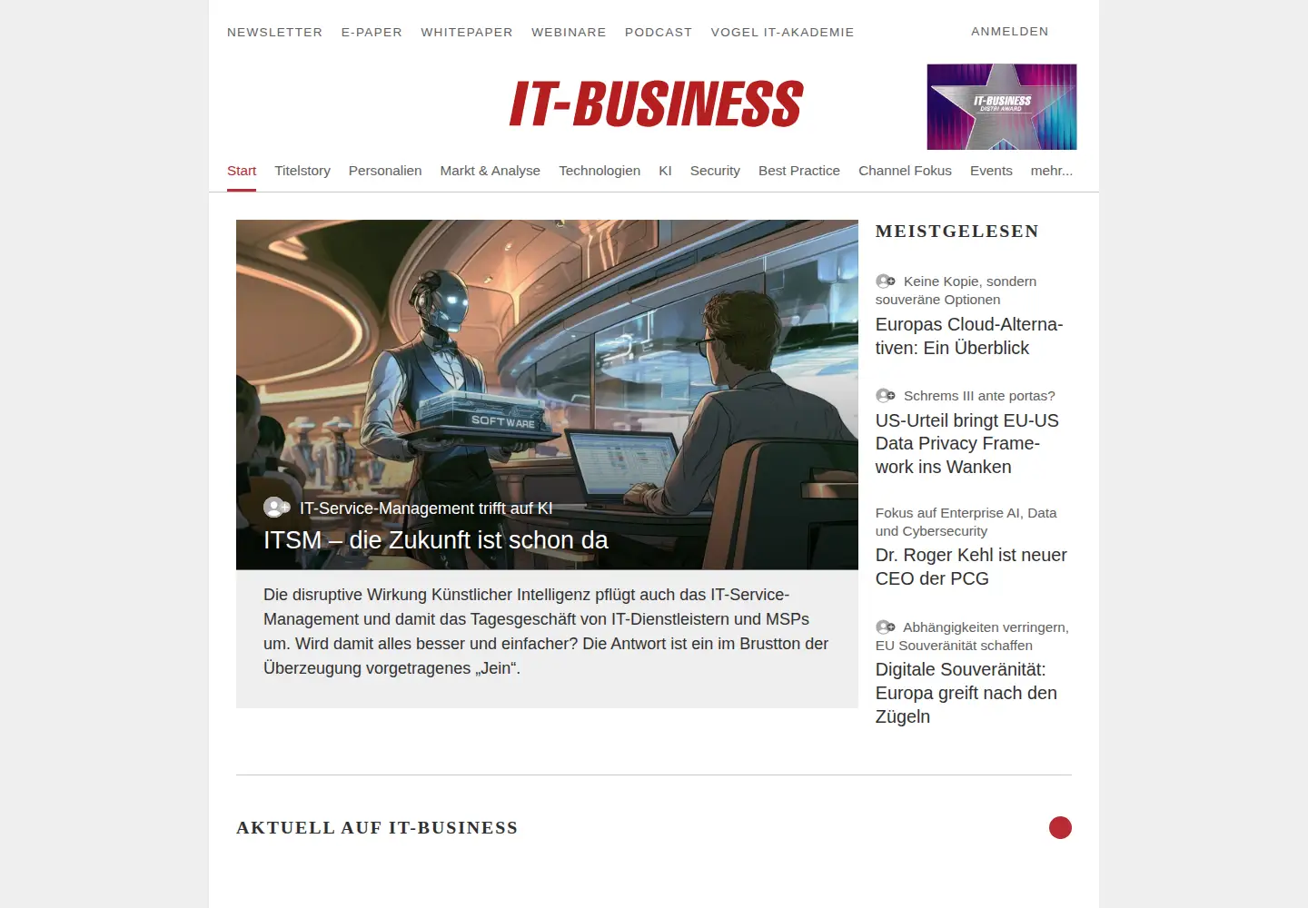 Screenshot of it-business.de