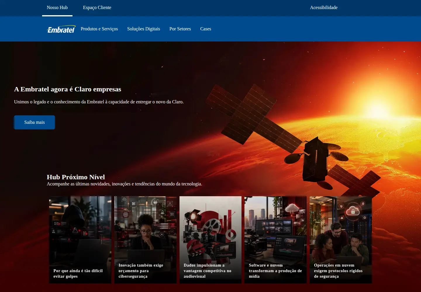 Screenshot of embratel.com.br