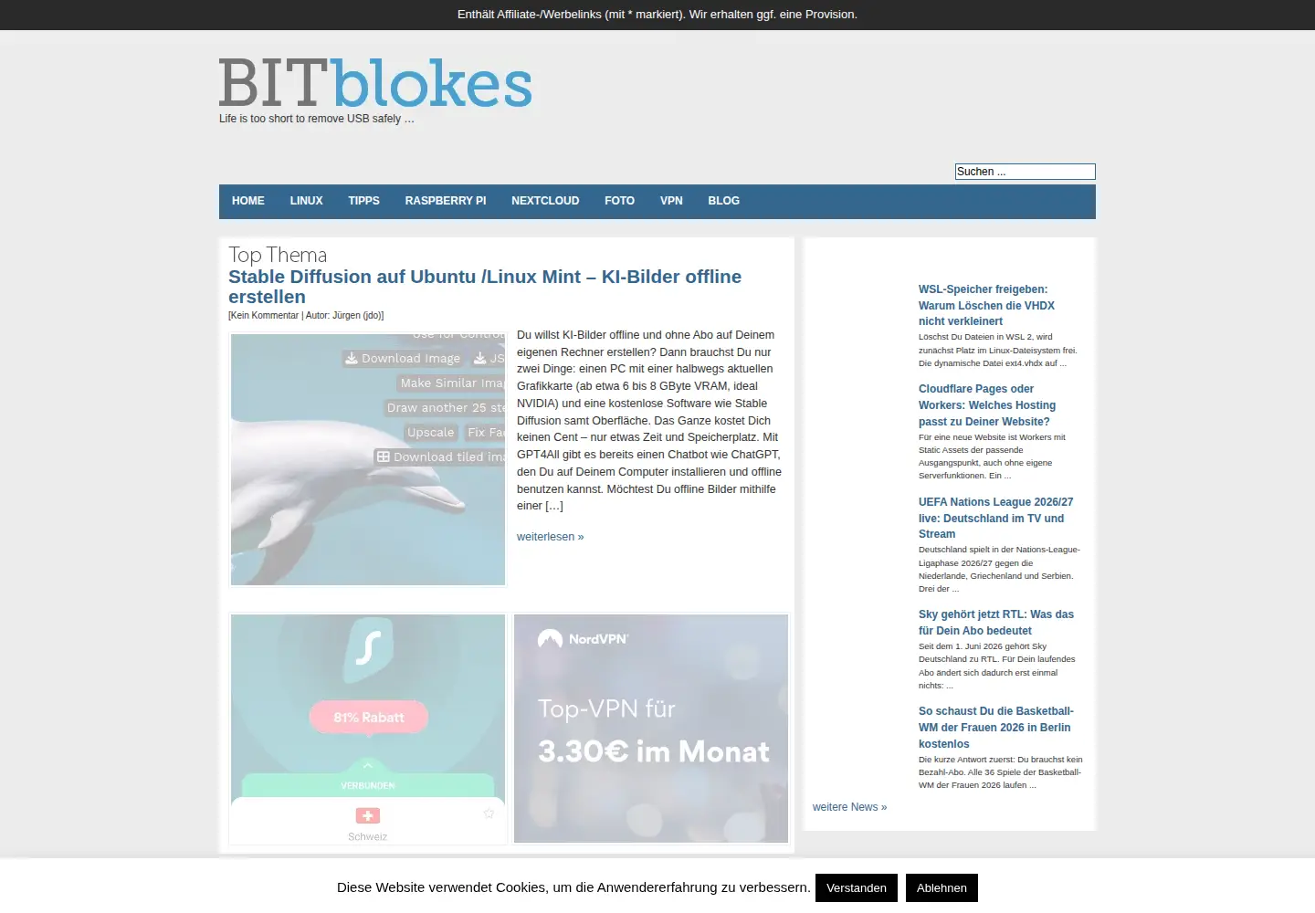 Screenshot of bitblokes.de