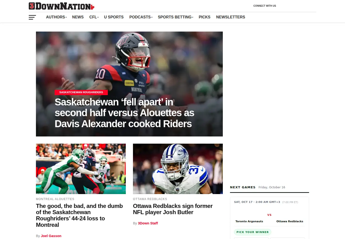 Screenshot of 3downnation.com