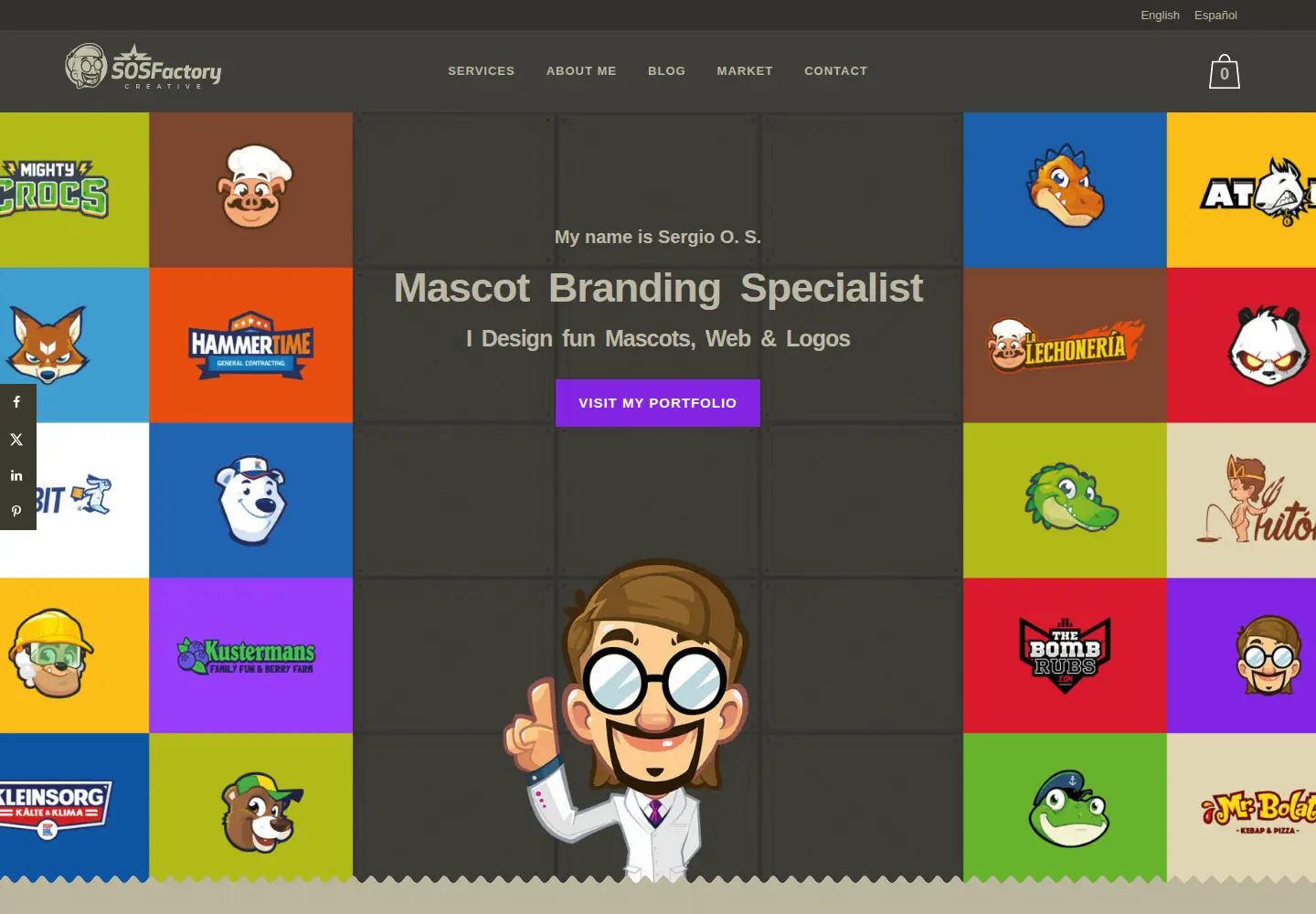 Screenshot of sosfactory.com