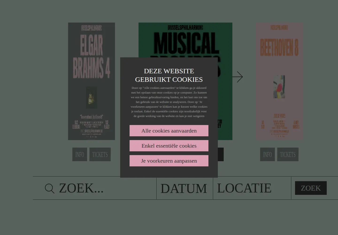 Captured homepage of brusselsphilharmonic.be in the current scan