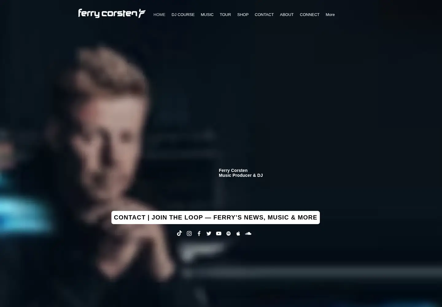 Screenshot of ferrycorsten.com