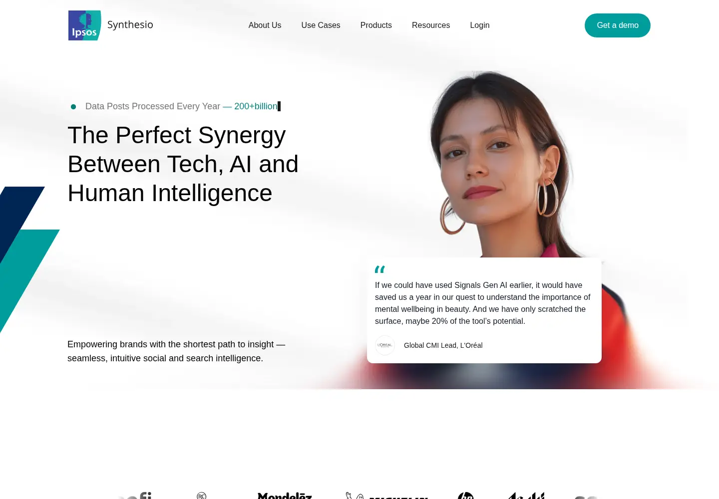 Screenshot of synthesio.com