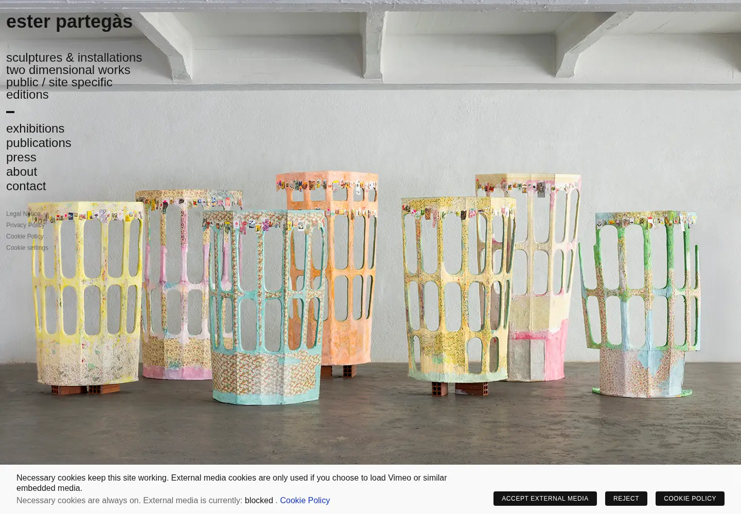 Screenshot of esterpartegas.com