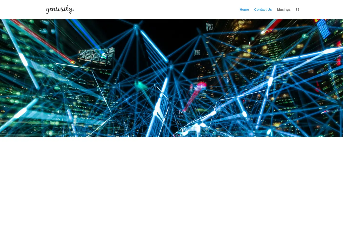 Screenshot of geniosity.co.za
