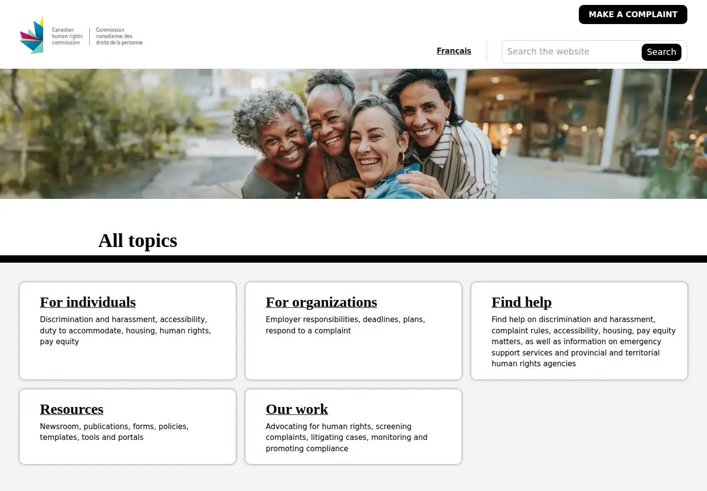 Screenshot of chrc-ccdp.gc.ca