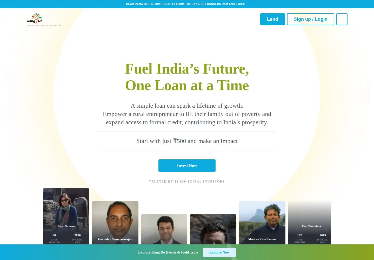 Screenshot of rangde.org