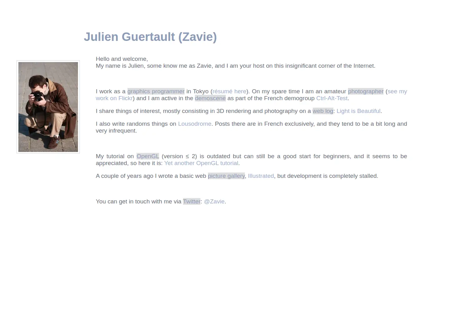 Screenshot of lousodrome.net