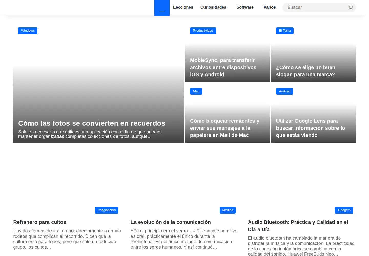 Screenshot of batiburrillo.net