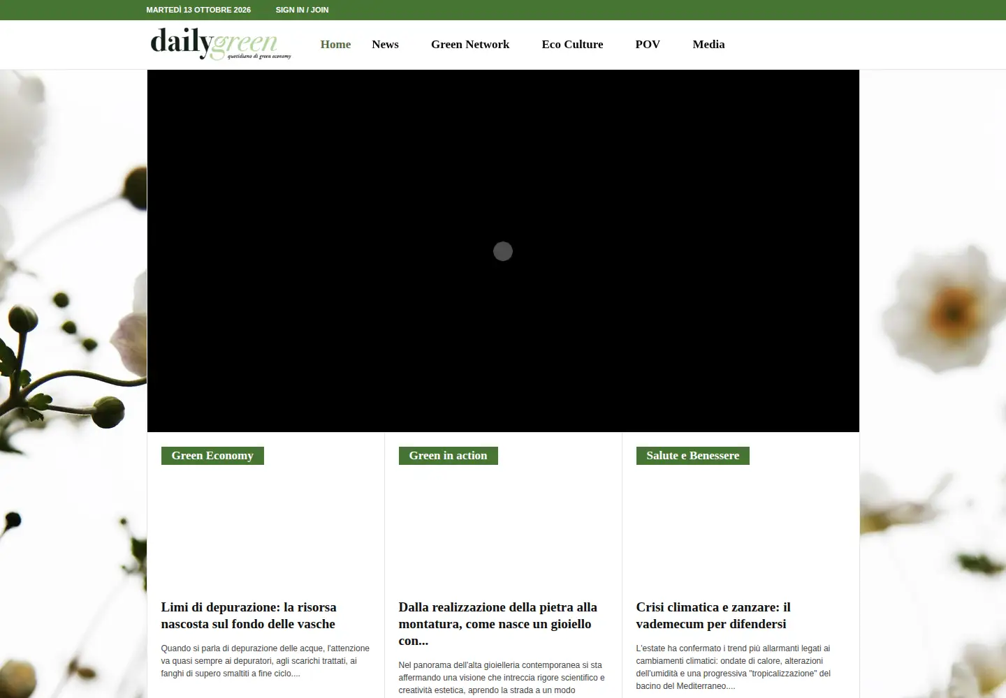 Screenshot of dailygreen.it