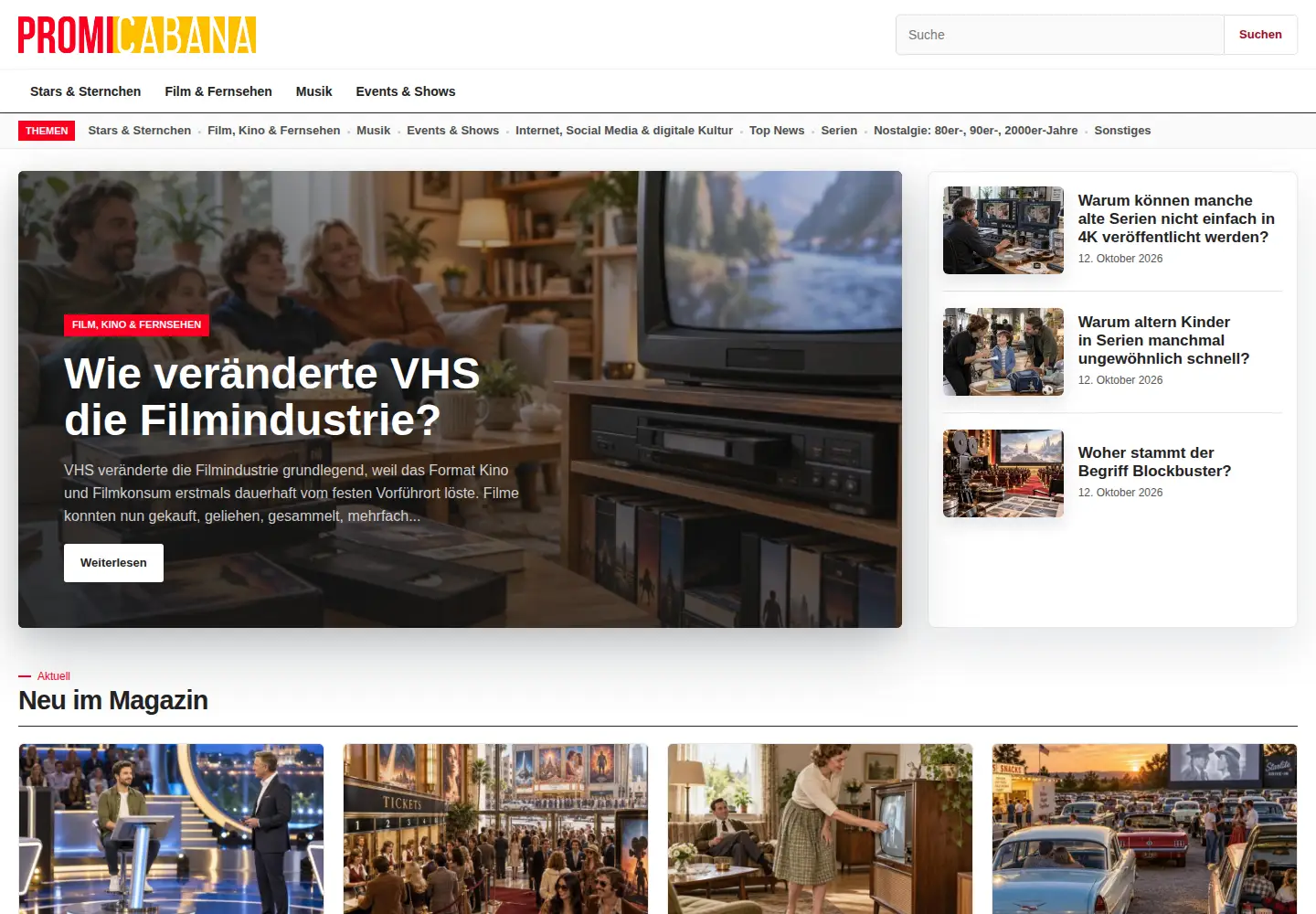 Screenshot of promicabana.de
