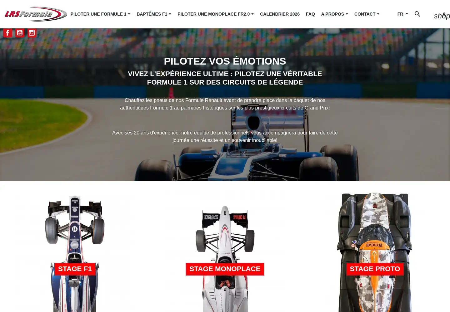 Screenshot of lrs-formula.com