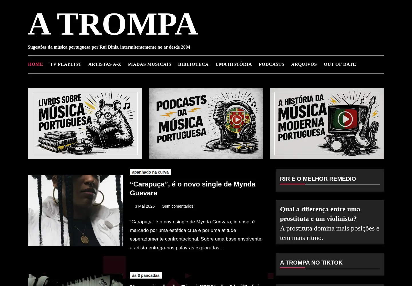 Screenshot of a-trompa.net