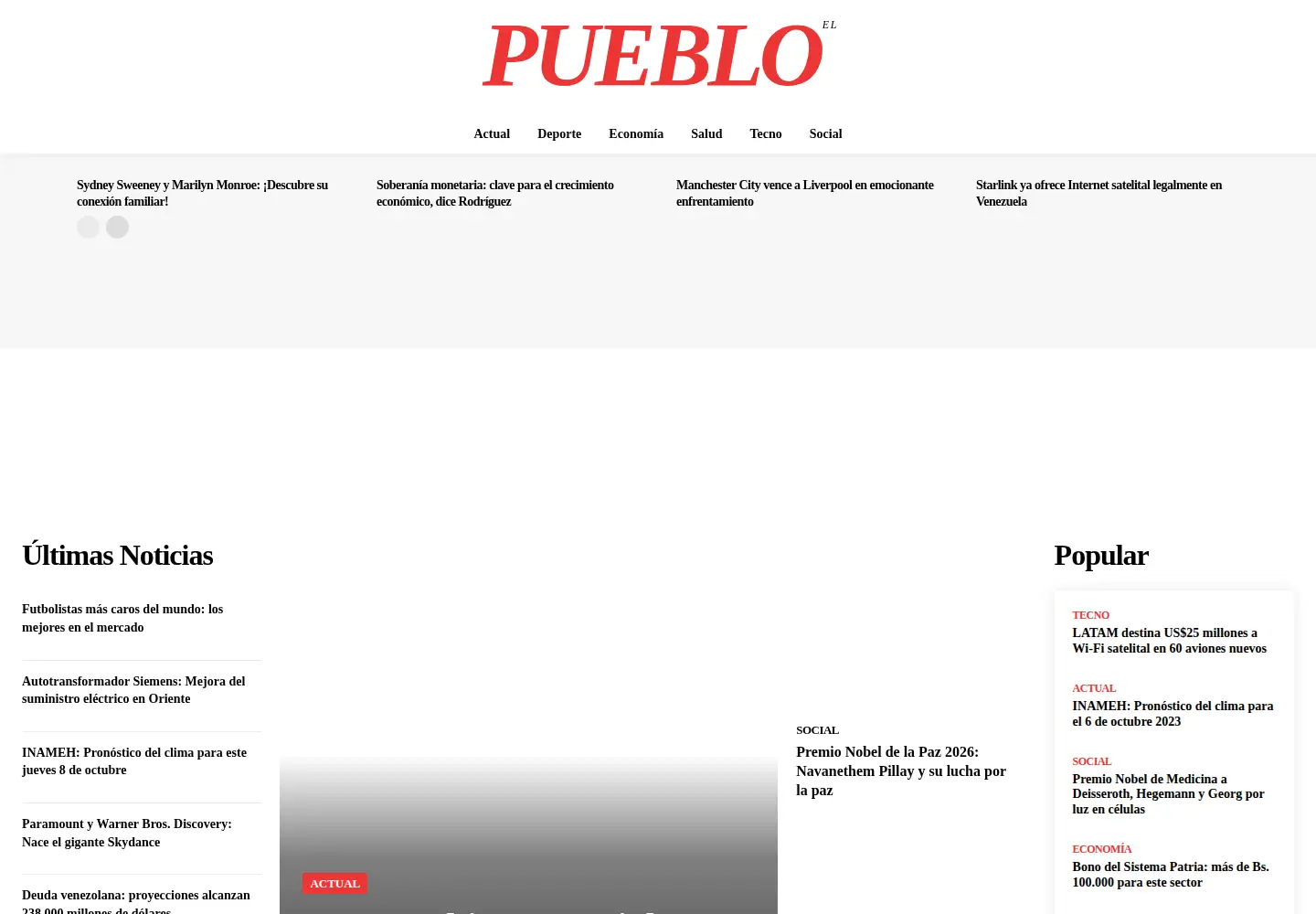 Screenshot of elpueblo.com.co