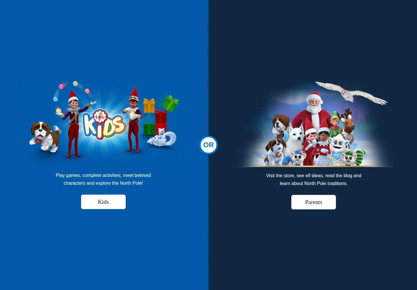 Screenshot of elfontheshelf.com