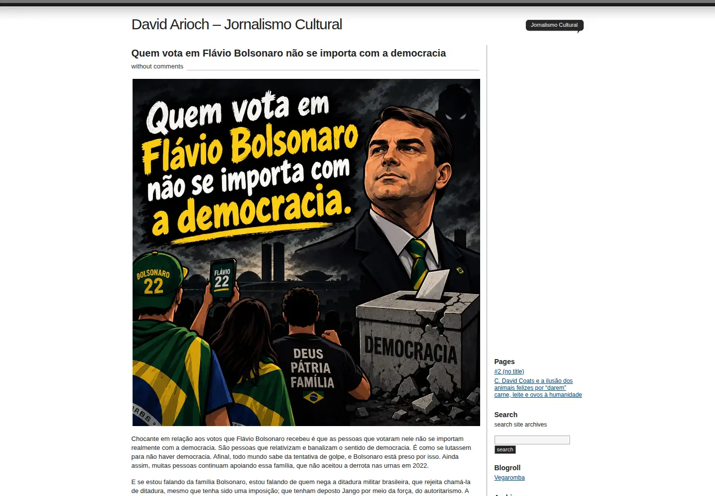 Screenshot of davidarioch.com