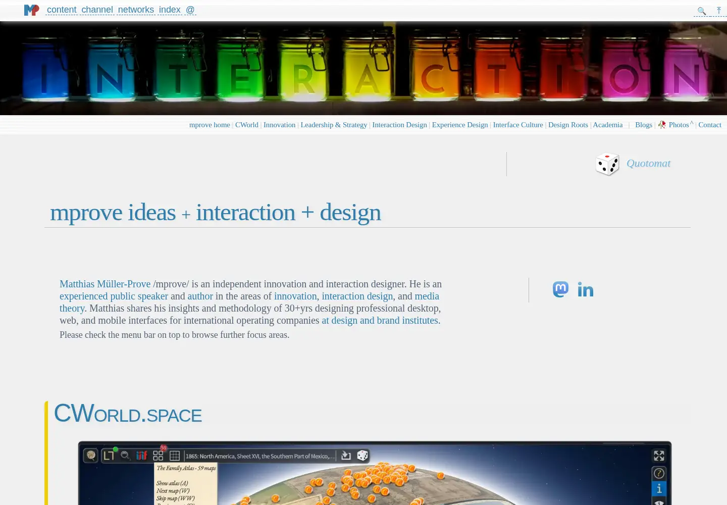 Screenshot of mprove.de