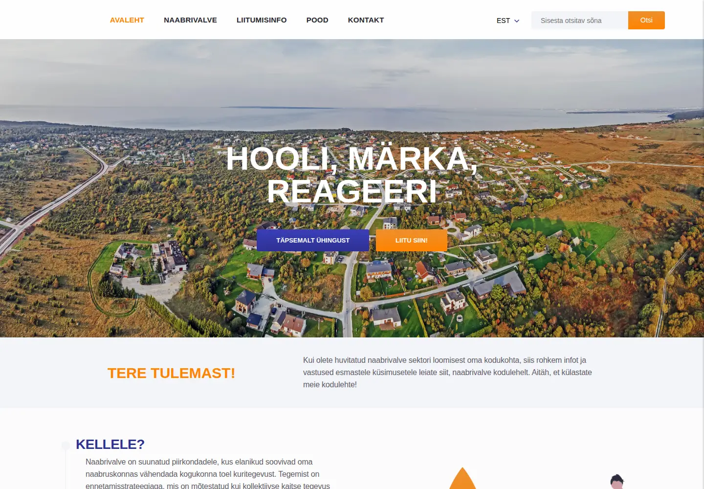 Screenshot of naabrivalve.ee