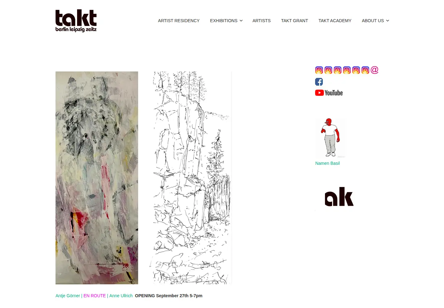 Captured homepage of taktberlin.org in the current scan