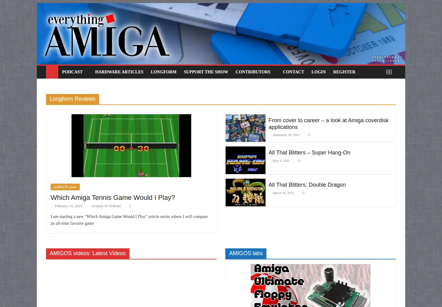 Screenshot of everythingamiga.com