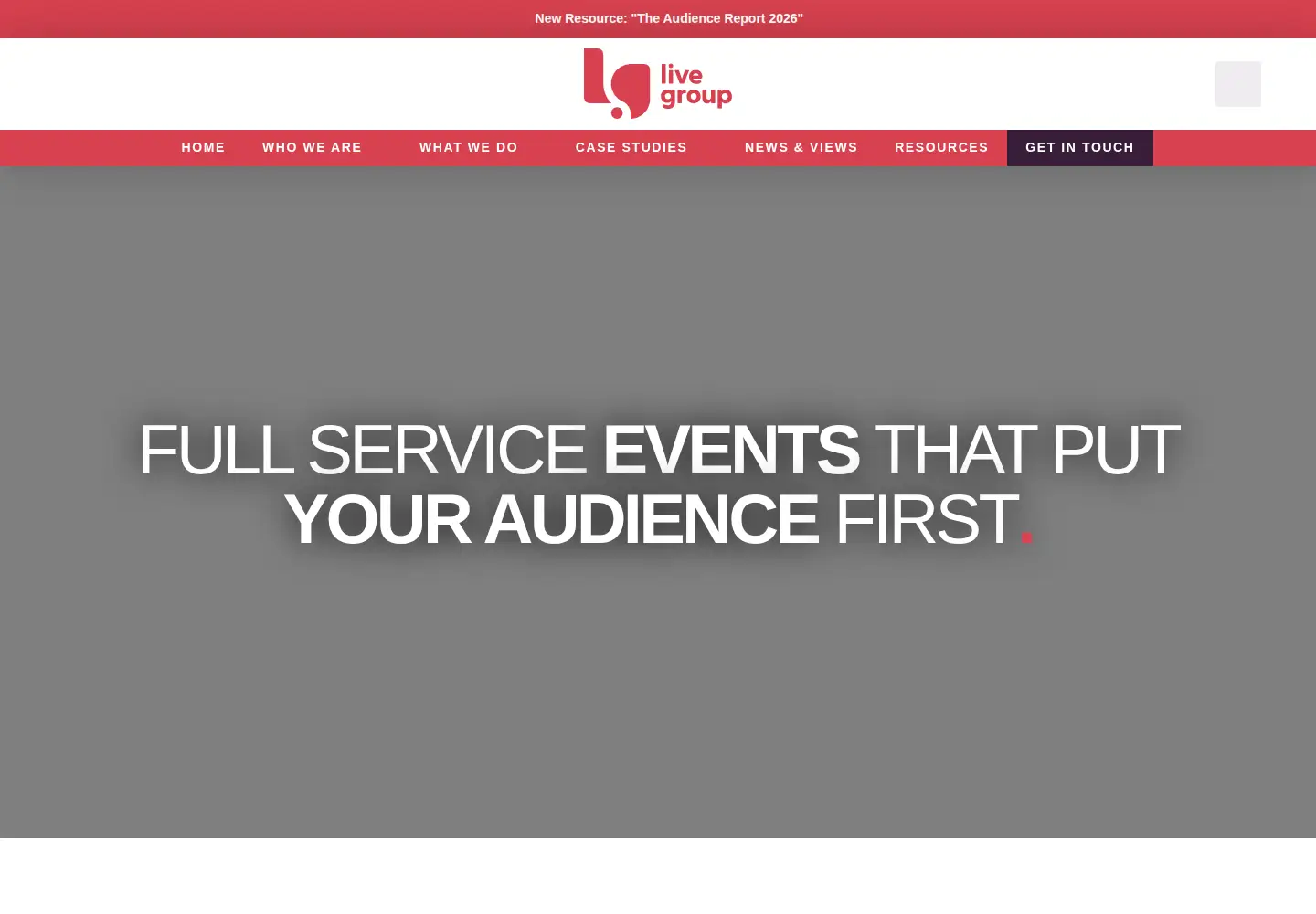 Screenshot of livegroup.co.uk