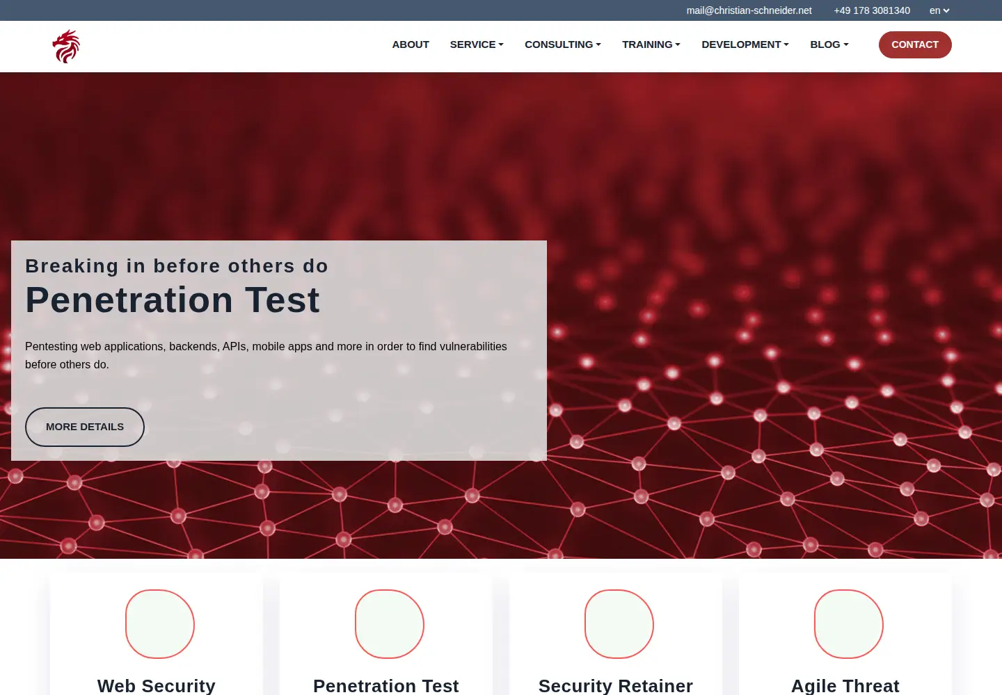 Screenshot of christian-schneider.net