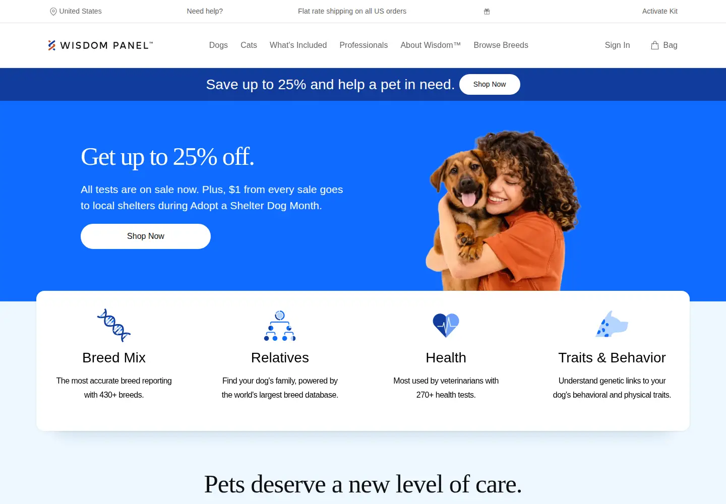 Screenshot of wisdompanel.com