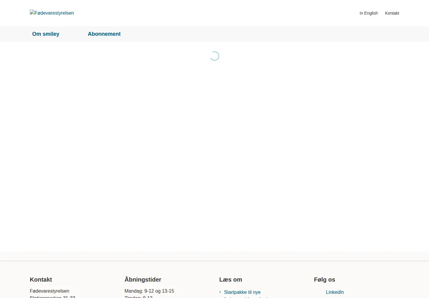 Screenshot of findsmiley.dk