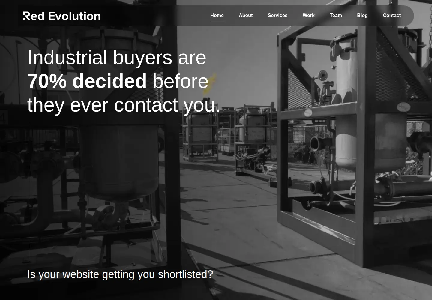 Screenshot of redevolution.com