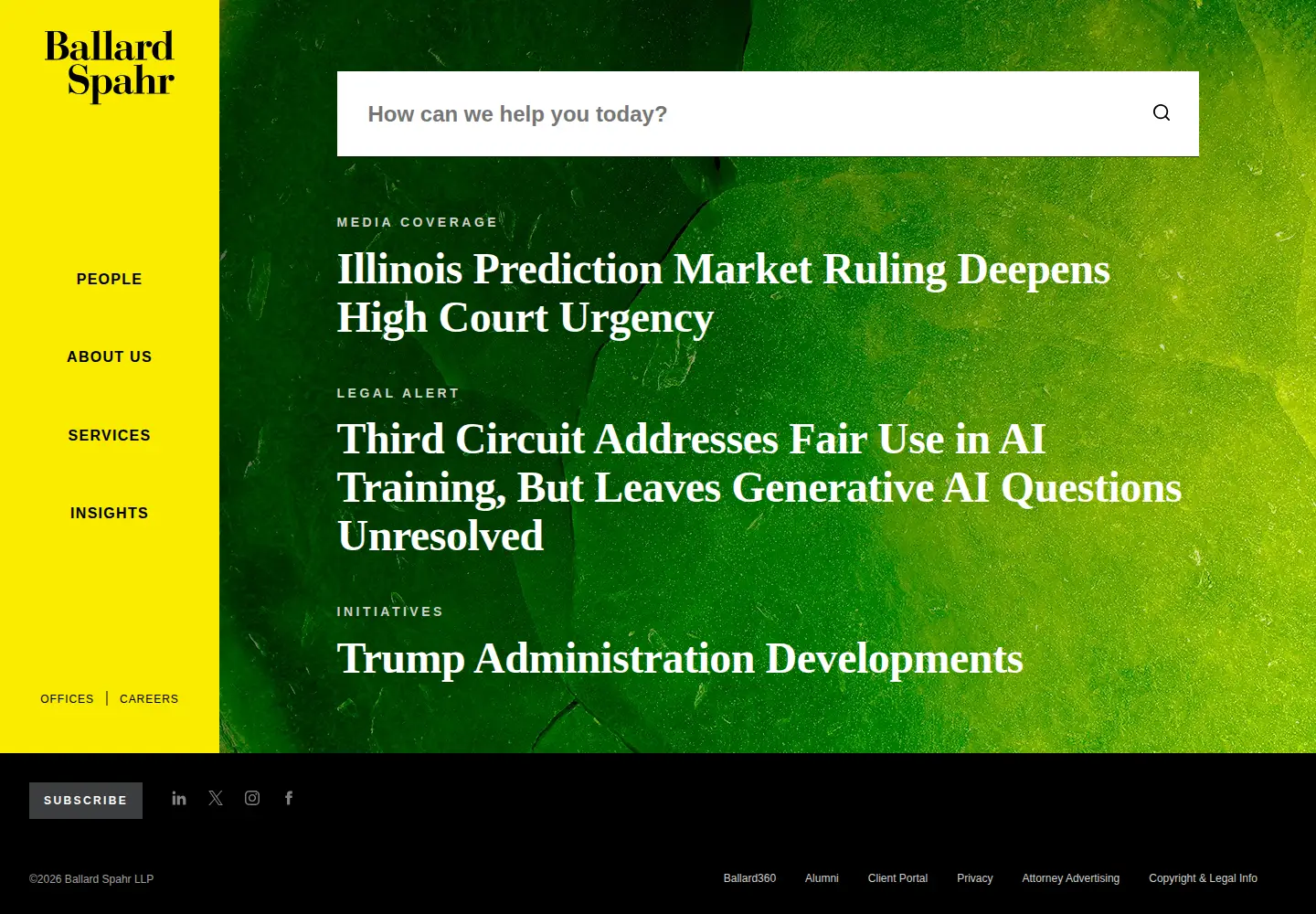 Screenshot of ballardspahr.com
