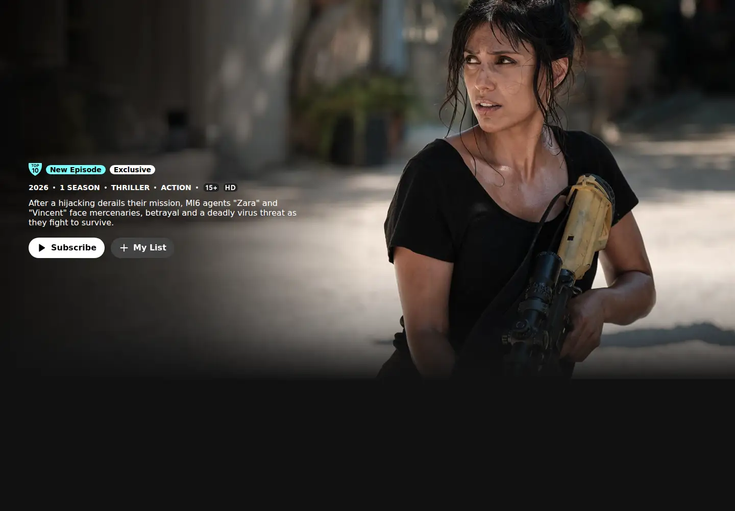 Captured homepage of starzplay.com in the current scan
