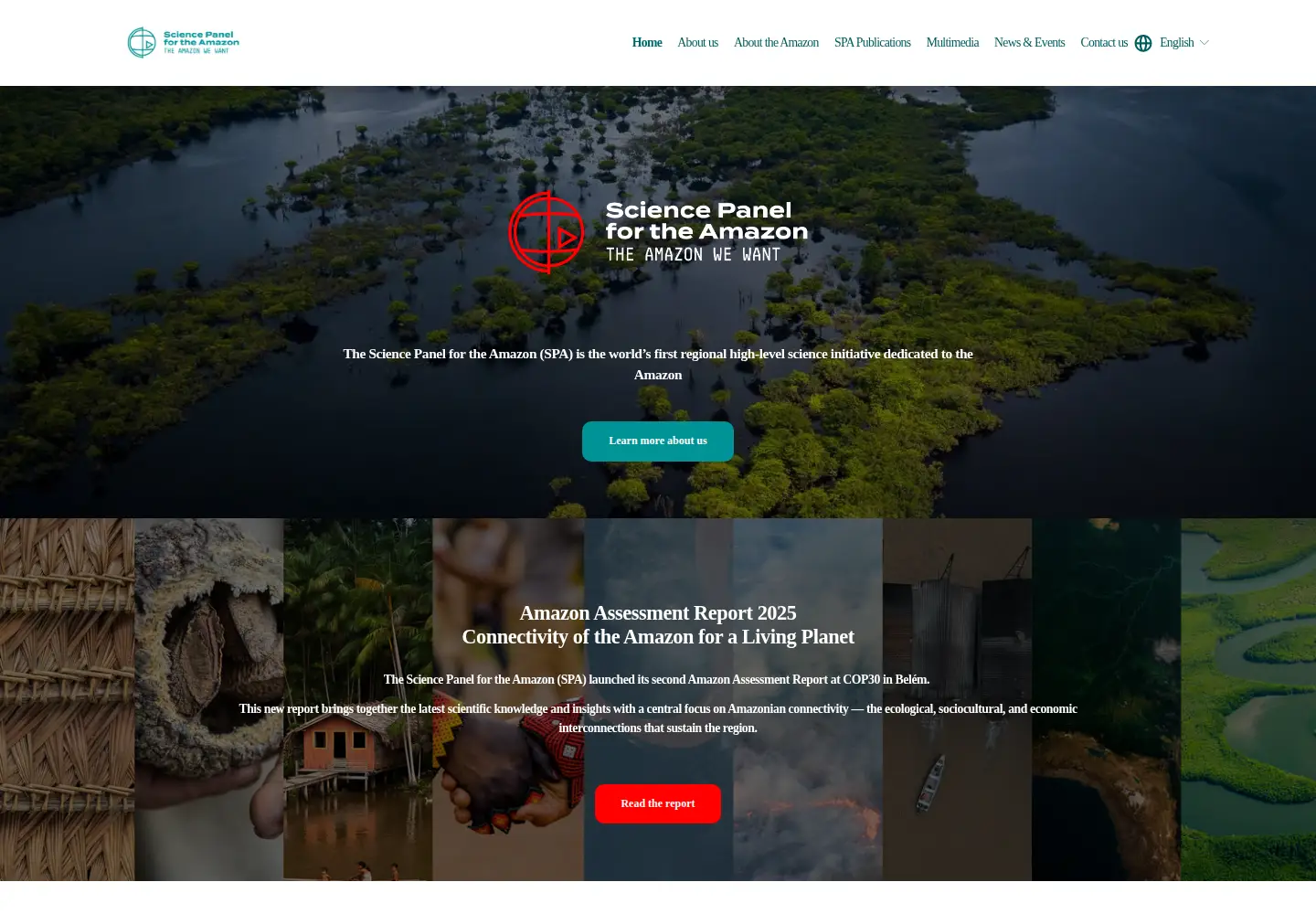 Screenshot of theamazonwewant.org