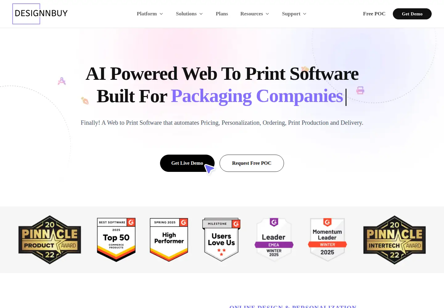Screenshot of designnbuy.com