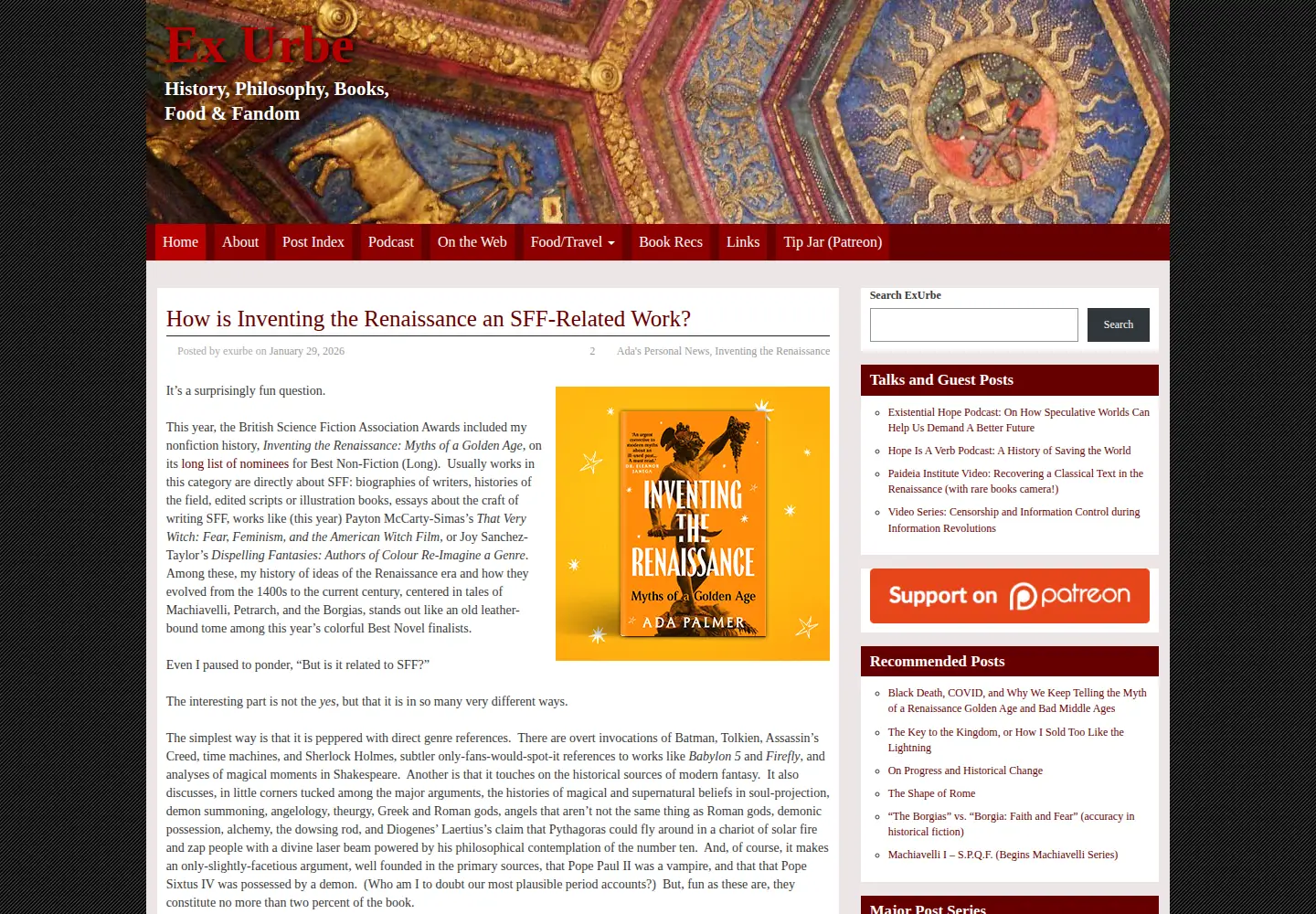 Screenshot of exurbe.com
