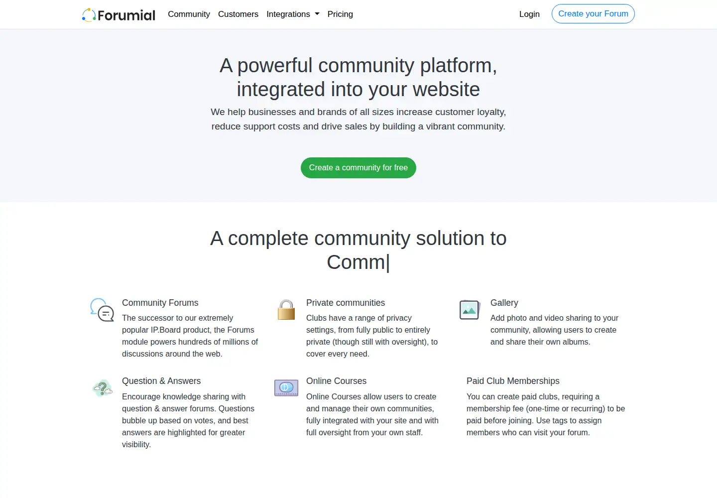 Screenshot of forumial.com